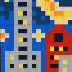 Starry Night Over Providence Mosaic